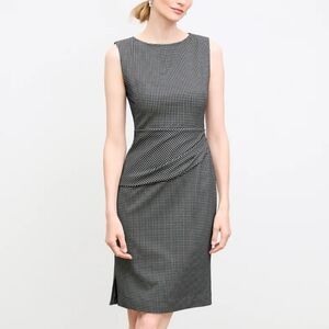 MM Lafleur The Maisie Dress Stretch Houndstooth Size 20